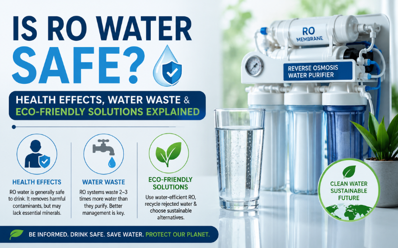 Is RO Water Safe? Health Effects, Water Waste & Eco-Friendly Solutions Explained